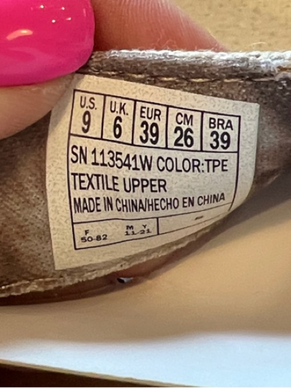 BOBS Sketchers Women's Size 9 Beige Canvas Strap Sandals NEW WITH TAGS - Picture 8 of 8